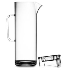 Elite Polycarbonate Tall Jug with Lid 60oz / 1.7ltr