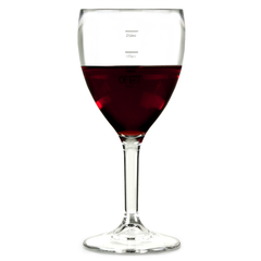 Elite Premium Polycarbonate Wine Glasses 11oz LCE at 125ml, 175ml & 250ml