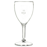 Elite Premium Polycarbonate Wine Glasses 9oz LCE at 125ml