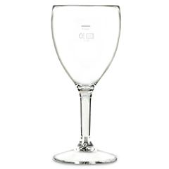 Elite Premium Polycarbonate Wine Glasses 9oz LCE at 175ml