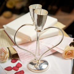 Entwined Heart Lovers' Champagne Flutes