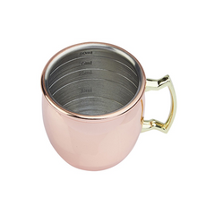 Copper Curved Jigger Mug
