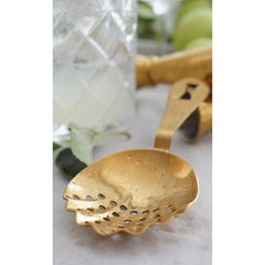 Barfly Gold Scalloped Julep Strainer