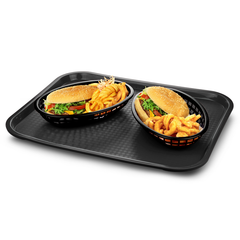 Fast Food Tray Large Black 14 x 18inch