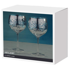 Filigree Gin Glasses Blue 24.65oz / 700ml