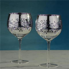 Filigree Gin Glasses Lilac 24.65oz / 700ml