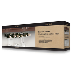 Final Touch Under Cabinet Wine Rack