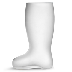 Frosted Glass Beer Boot 18oz / 510ml