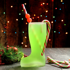 Frosted Glass Beer Boot 18oz / 510ml