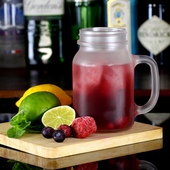 Frosted Mason Drinking Jar Glasses 20oz / 568ml