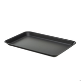 Galvanised Steel Serving Tray Matte Black 31.5 x 21.5cm