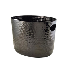 GenWare Black Aluminium Hammered Wine Bucket 30.5cm