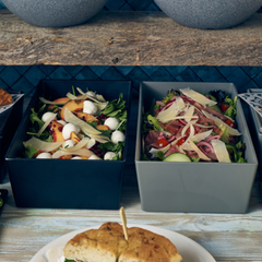 GenWare Matt Black Melamine Buffet Box GN 1/3