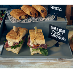 GenWare Matt Grey Melamine Buffet Box GN 1/3