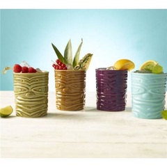 Genware Green Tiki Mug 12.75oz / 360ml