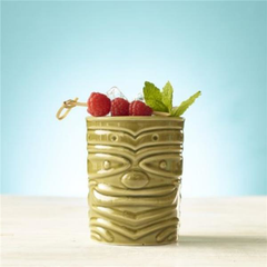Genware Green Tiki Mug 12.75oz / 360ml