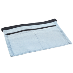 Genware Light Blue Denim Money Apron 44 x 30cm