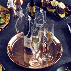 Genware Round Copper Tray 12inch / 30cm