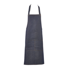 Genware Unwashed Denim Bib Apron 70 x 90cm