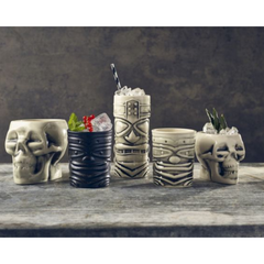 Genware White Tiki Mug 360ml / 12.75oz
