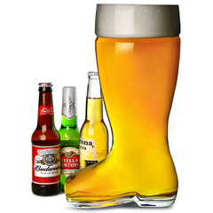 Giant Glass Beer Boot 5 Pint / 3ltr