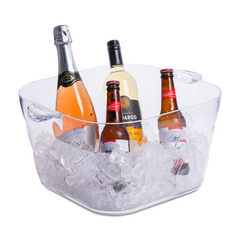 Glacier Giant Acrylic Square Party Tub