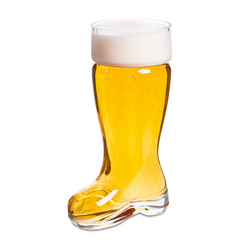 Glass Beer Boot 2 Pint / 1.3ltr