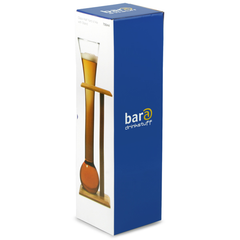 Glass Half Yard of Ale with Stand 700ml