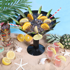 Grande Black Acrylic Martini Glass 73oz / 2ltr