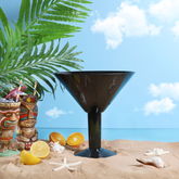 Grande Black Acrylic Martini Glass 73oz / 2ltr