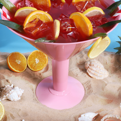 Grande Pink Acrylic Martini Glass 73oz / 2ltr