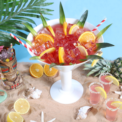 Grande White Acrylic Martini Glass 73oz / 2ltr