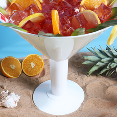 Grande White Acrylic Martini Glass 73oz / 2ltr