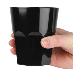 Graniti Plastic Tumblers Black 9.5oz / 270ml
