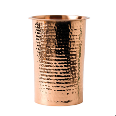 Hammered Effect Copper Bottle Cooler