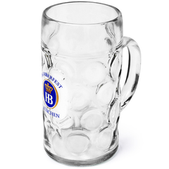 Hofbrauhaus Oktoberfest Stein Glass 35oz / 1ltr