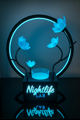 Floral Halo LED Bottle Presenter