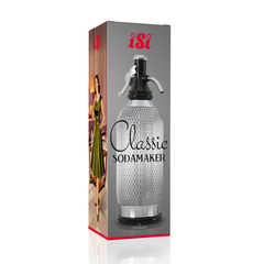 ISI Silver Classic Soda Syphon 1ltr