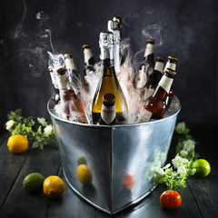 Large Galvanised Steel Party Boat Bottle Cooler