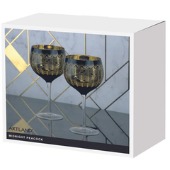 Midnight Peacock Gin Glasses 24.65oz / 700ml