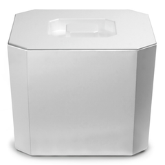 Octagonal Ice Bucket White 4.5ltr