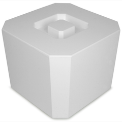 Octagonal Ice Bucket White 4.5ltr