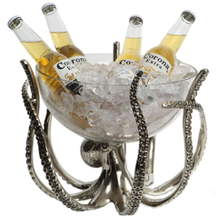 Octopus Stand and Glass Bowl