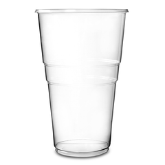 Oxo-Biodegradable Flexy Glasses Pint to Line CE 20oz / 568ml