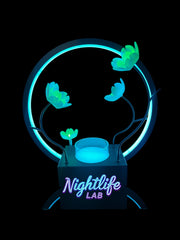 Floral Halo LED Bottle Presenter