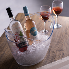 Plastic Drinks Pail Clear