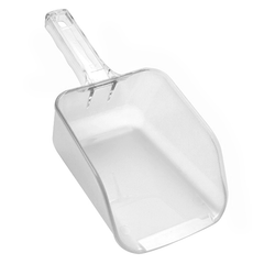 Plastic Ice Scoop Clear 32oz