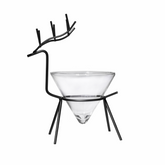 Reindeer Martini Glass & Stand 5.6oz / 160ml