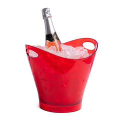 Ritz Wine & Champagne Bucket Translucent Red 6ltr