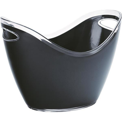 Small Champagne Bucket Black 10.5inch / 27cm